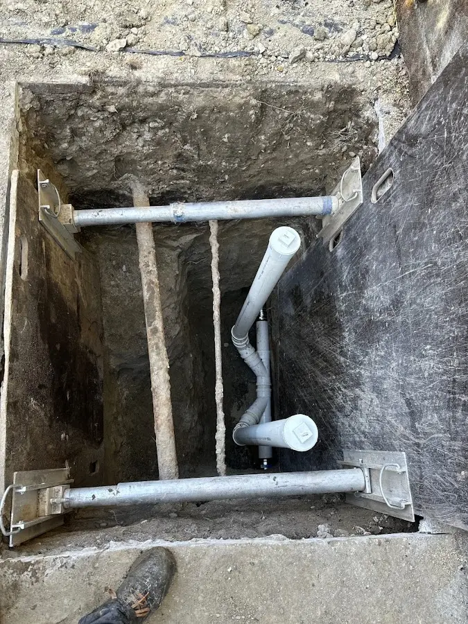 Experienced plumber completing Gas Line Repair work in Burlington
